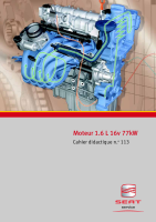 Seat Self Service Program - SSP 113 Moteur 1.6 L 16v 77kW 